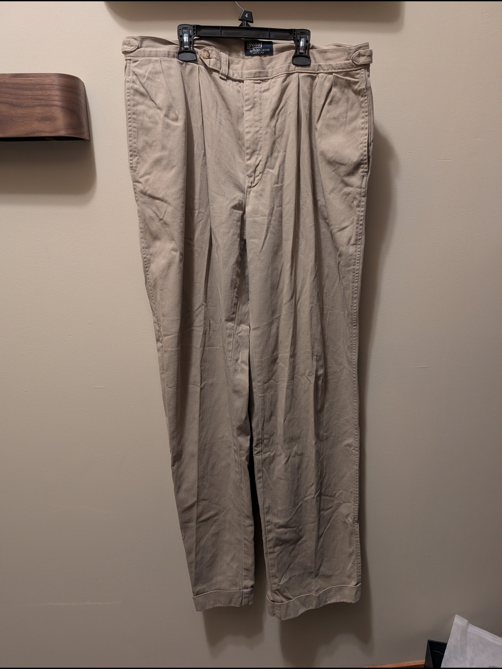 Polo by Ralph Lauren Men's Pleated Chino Pants - Khaki